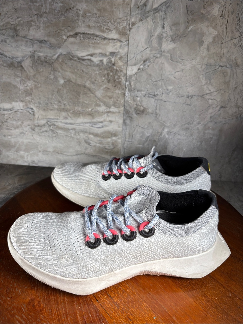 Allbirds Tree Dasher 2 Women’s Size 8.5 Blizzard/Bloom Coral Athletic Shoes